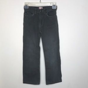 Black Cotton Jeans Massimo